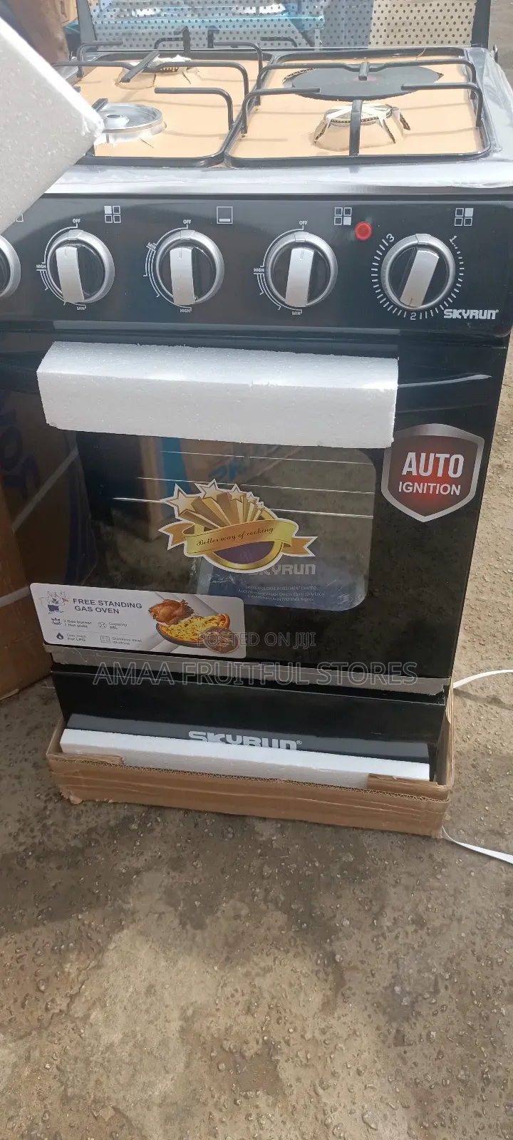 Skyrun 3+1 Standing Gas Cooker