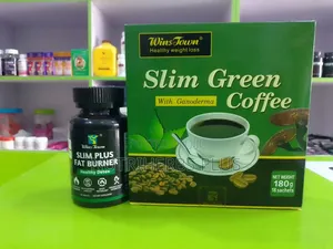 Slim Green Coffee+ Slim Plus Fat Burner Capsules: For Weight Loss