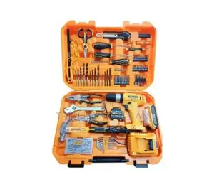 Ingco Complete 165pcs Tool Set + 20v Rechargeable Drill – Built