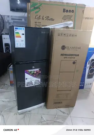 138l Double Door Storage Fridge Glamstar