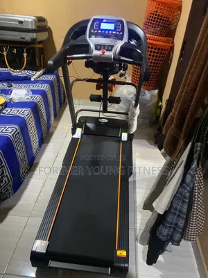 3hp Bodyfit Treadmill With Massager, Dumbbell, Twister, Music New