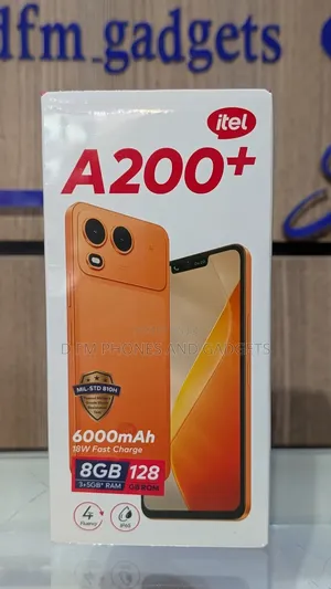 New Itel A200+ 128 GB Orange