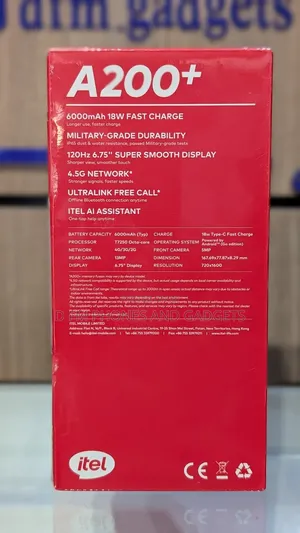 New Itel A200+ 128 GB Orange