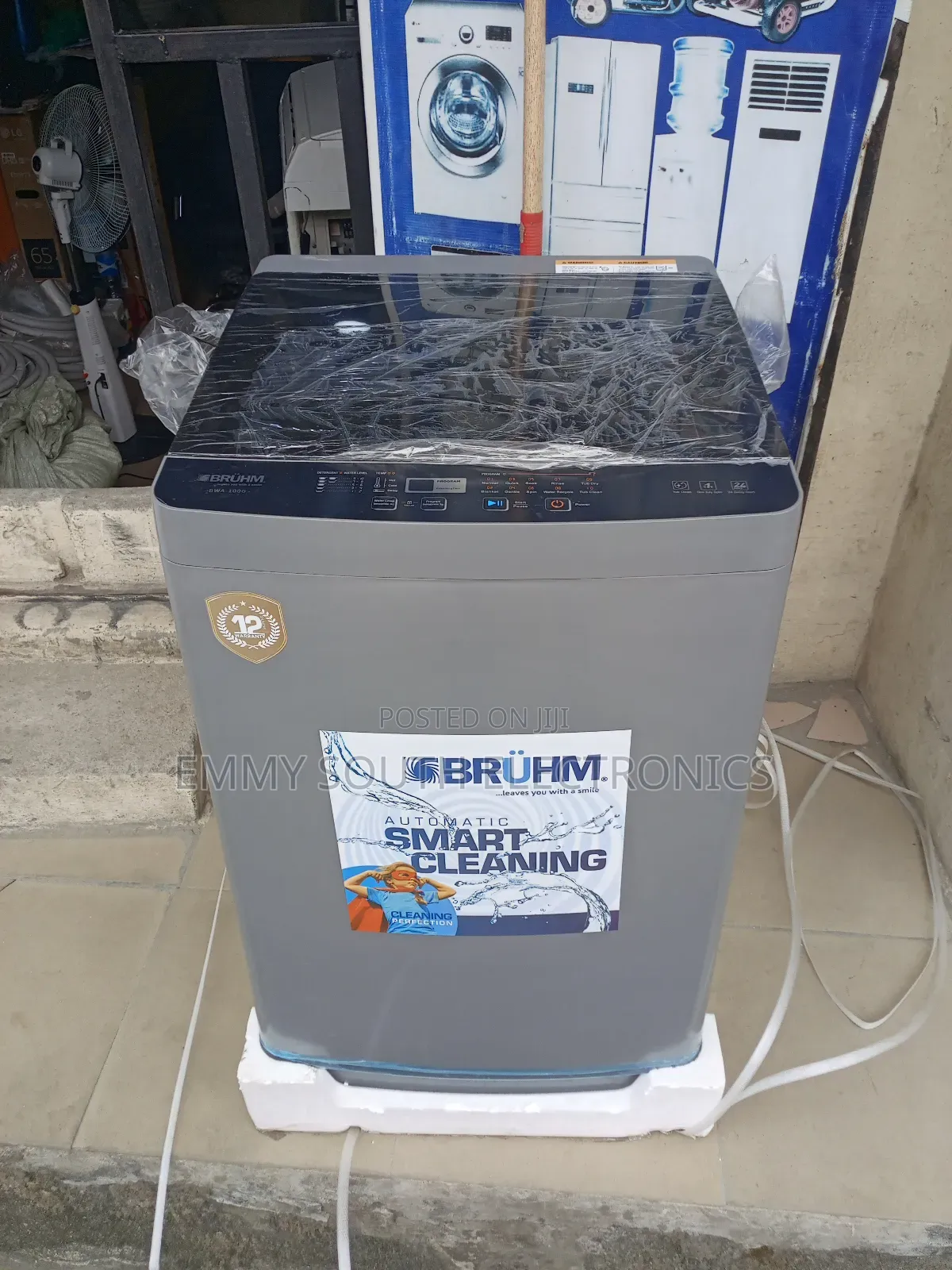 Bruhm Smart Automatic Washing and Spin Machine 50 / 60 Hz 10 Kg in Port ...