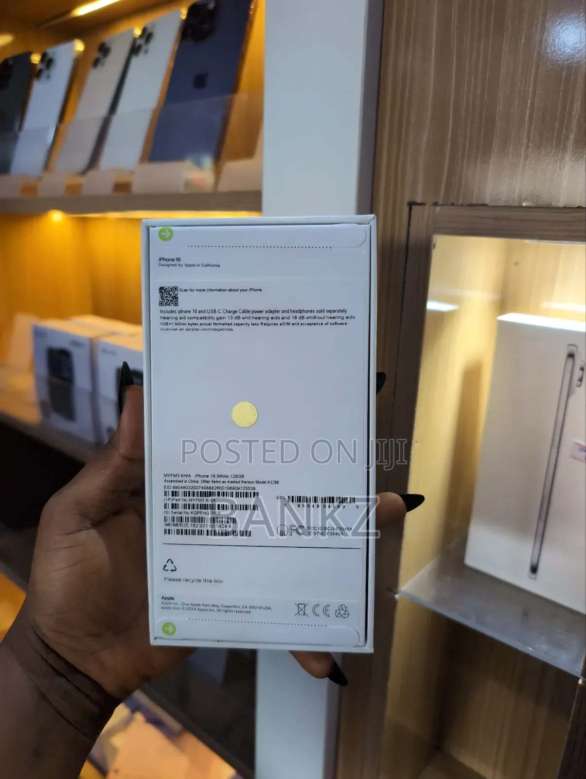 New Apple iPhone 16 128 GB White