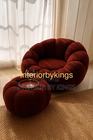 Minimalist Design Sofa +Center Ottoman Can Be Made in Colors