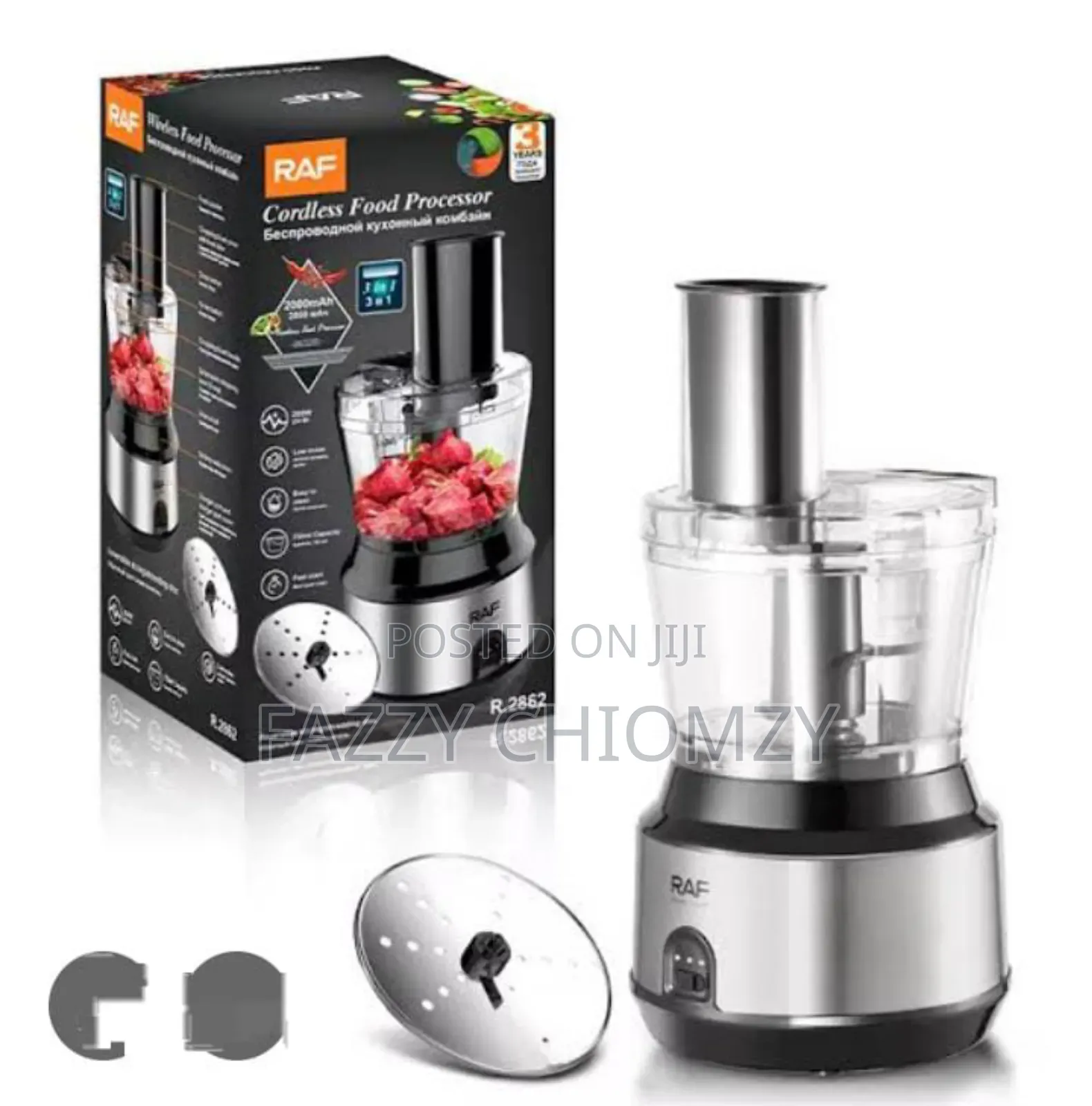 Raf Cordless Food Processor