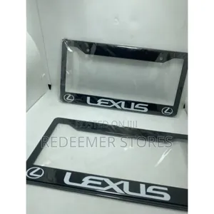 Lexus License Plate Frame With Laser Coated Aluminium