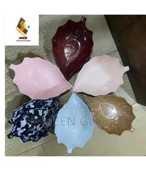 12-Pieces Unbreakable Unique Leaf Shape Bowl