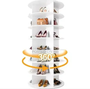 360° Spinning, Space-Saving, Easy to Assemble, Shoe Cabinet
