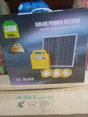 20watts Solar Generator With Lithium Long Lasting Battery