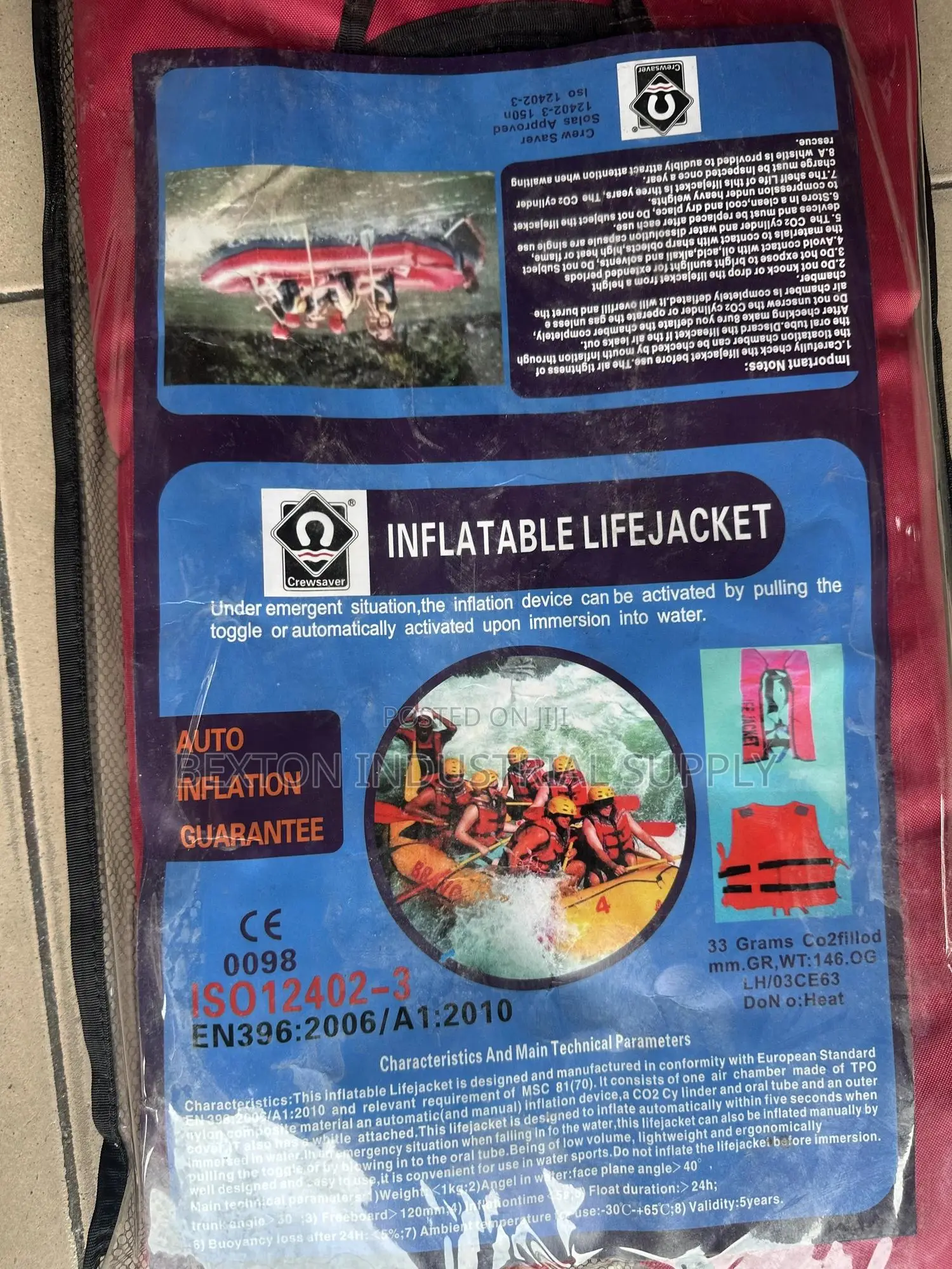 Auto Inflatable Life Jacket