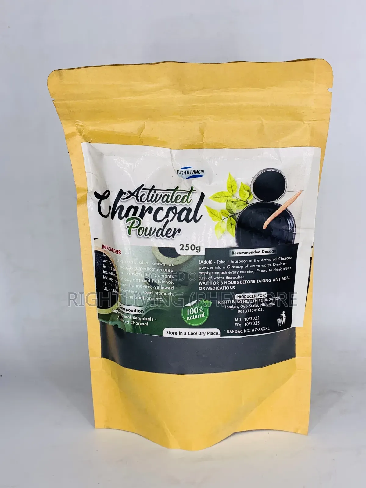 Activated Charcoal Powder (250g)