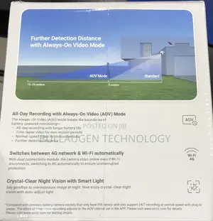 Ezviz Hb8 Lite 4g Wi-Fi Smart Home Battery Camera