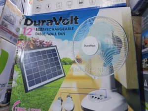 Dura Volt 12 Inch 3in1 Rechargeable Table/Wall Fan