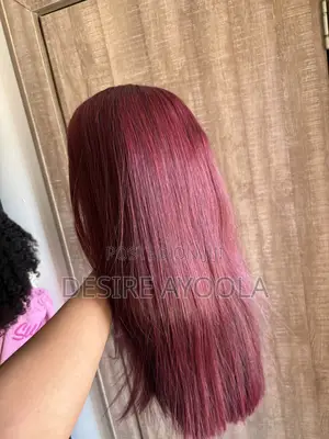 18” 2by6 Kimk Closure Burgundy Bone Straight