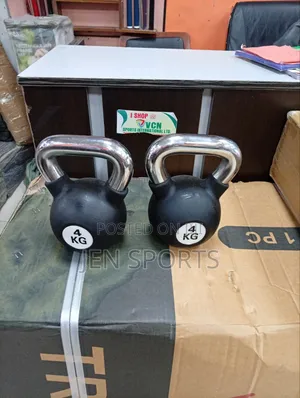 4kg Kettle Dumbbells Black Colour