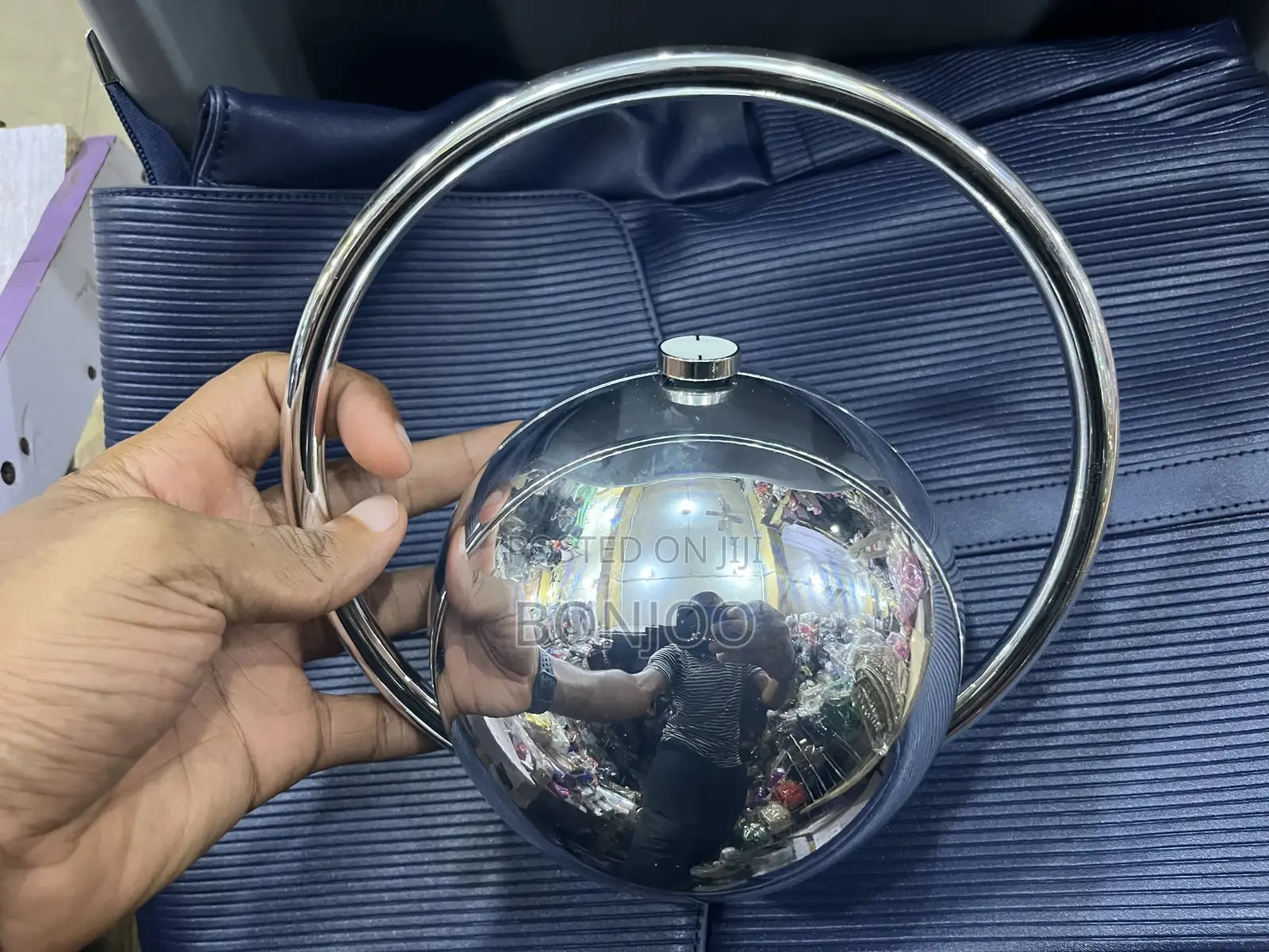 Globe Purse — Mercury Silver