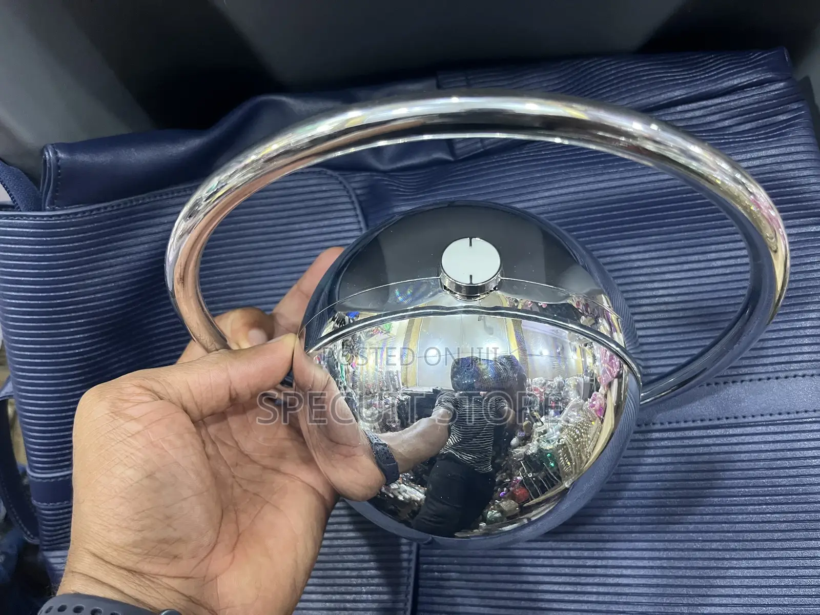 Globe Purse — Mercury Silver