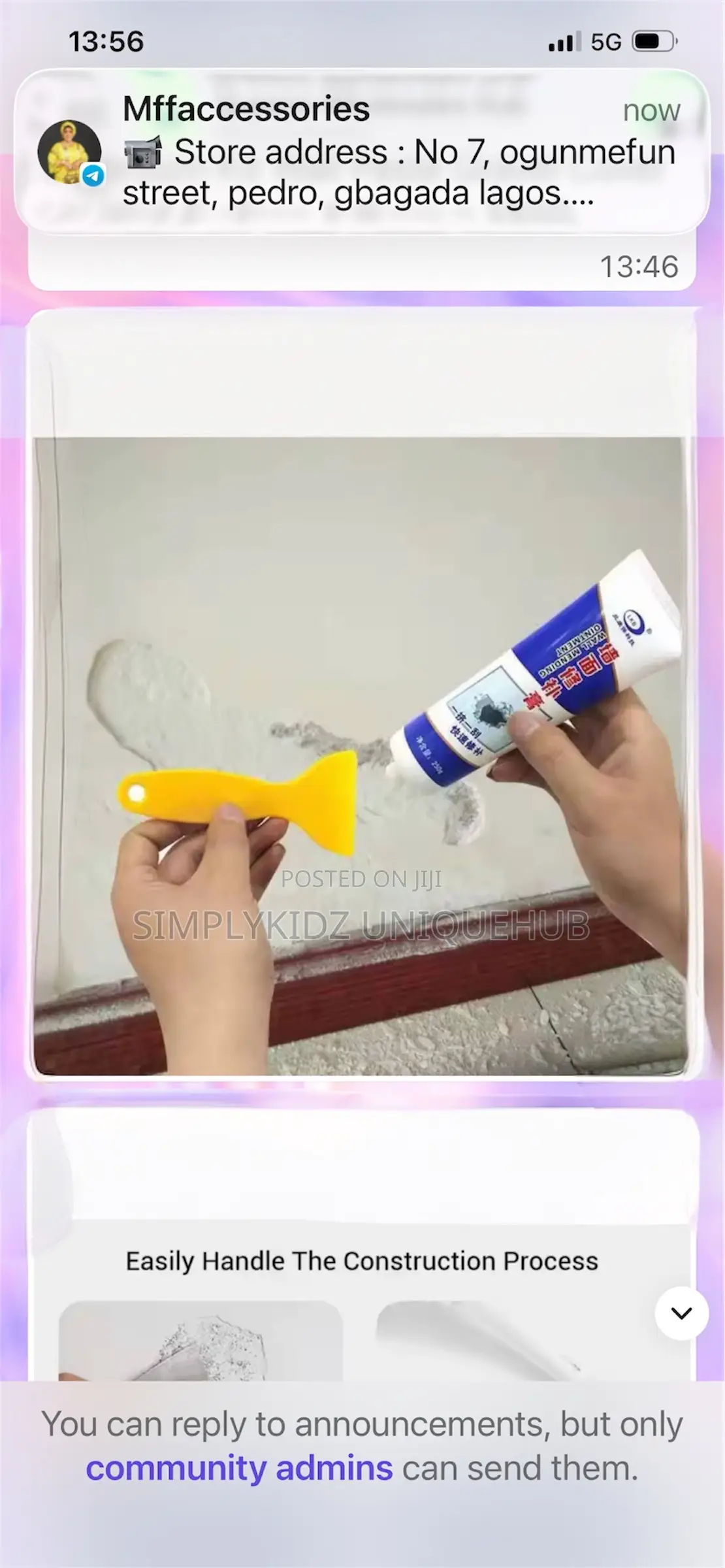 Wall Crack Repair Agent Paste - 250ml