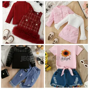 Kid Girls Clothing Set for Parties
