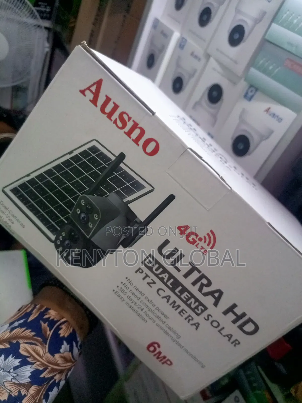 PTZ Ubox Solar Camera 4g
