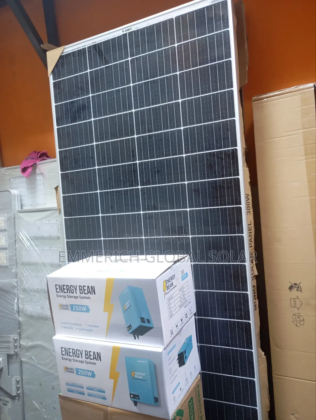 250watts Energy Bean Solar Generator