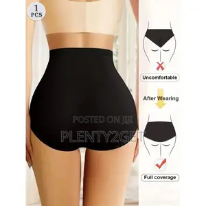 High-Waisted Tummy Control Seamless Women's Panties, Triangle Cut, Com