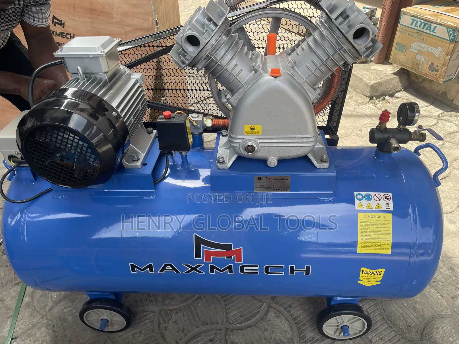 200litres Maxmech Electric Air Compressor for sale - Henry Global Tools ...