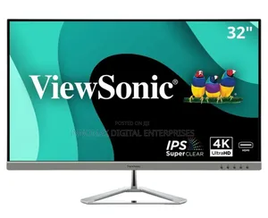 Viewsonic Vx3276--mhd 32 Inch Uhd Monitor With Ultra-thin Bezels