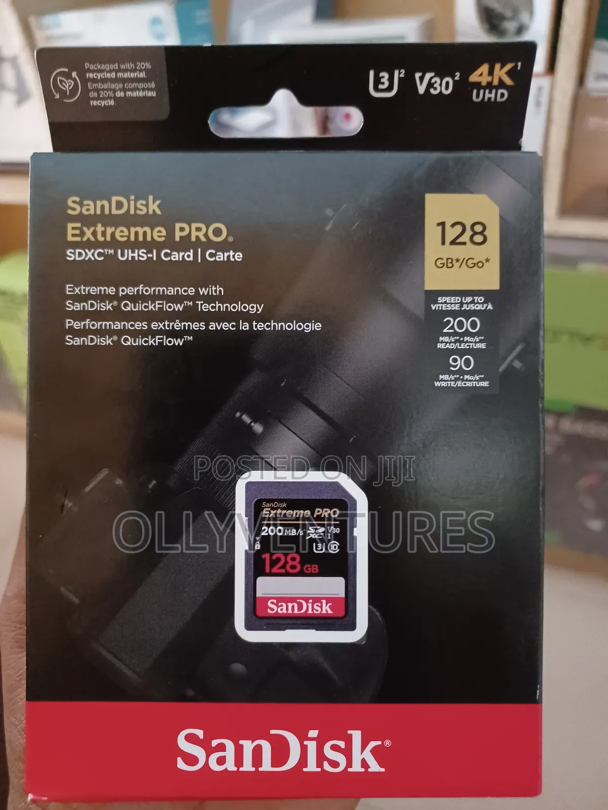 Sandisk Extreme Pro SDXC Uhs-I Card 128gb