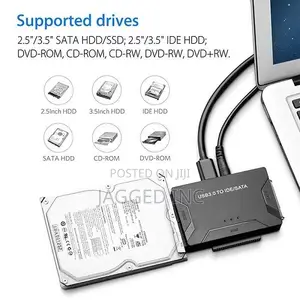 Usb 3.0 to Sata Ide Hard Drive Converter – External Data Transfer