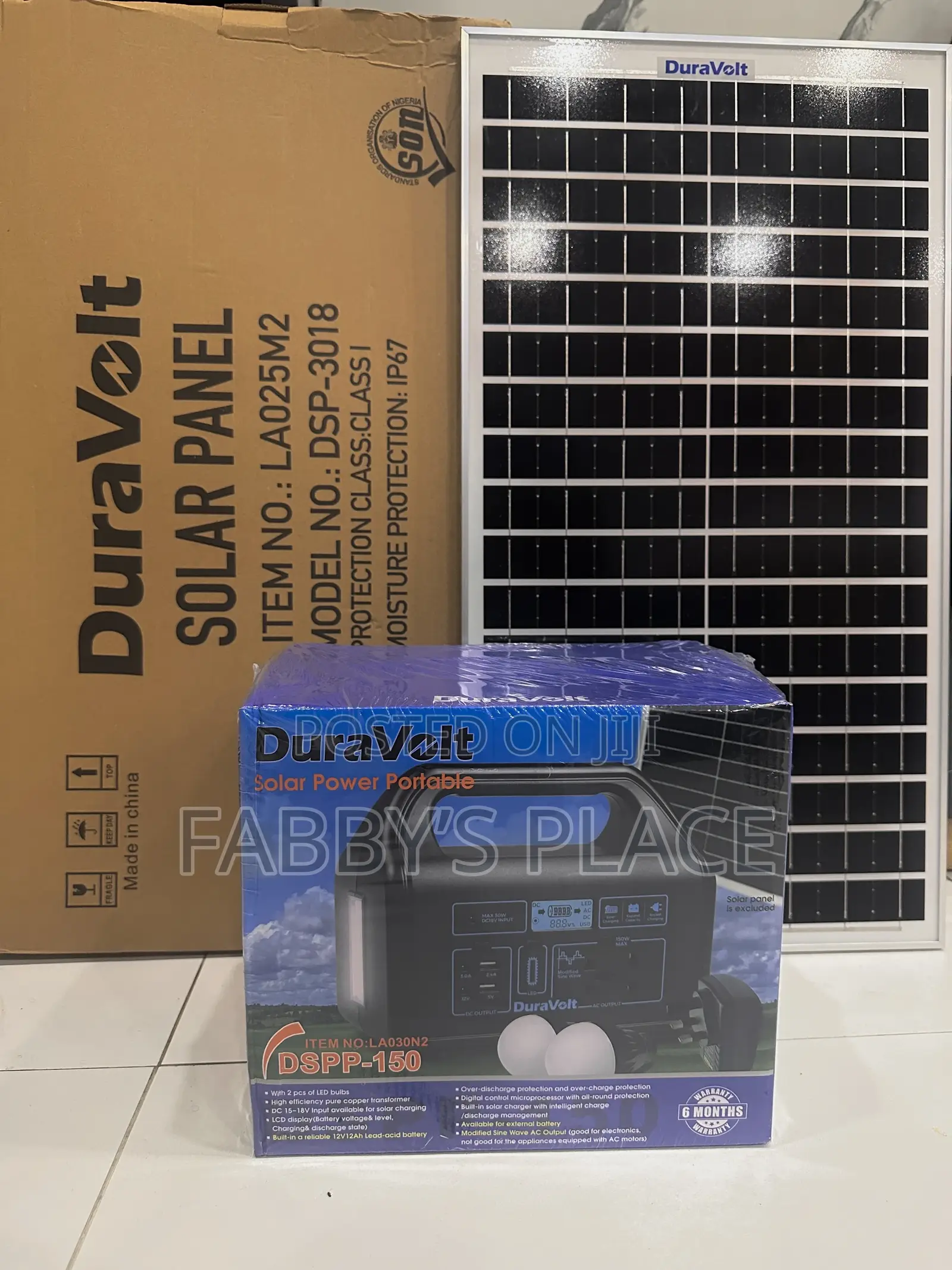 150wh Solar Portable Power Backup Station With Solar Panel