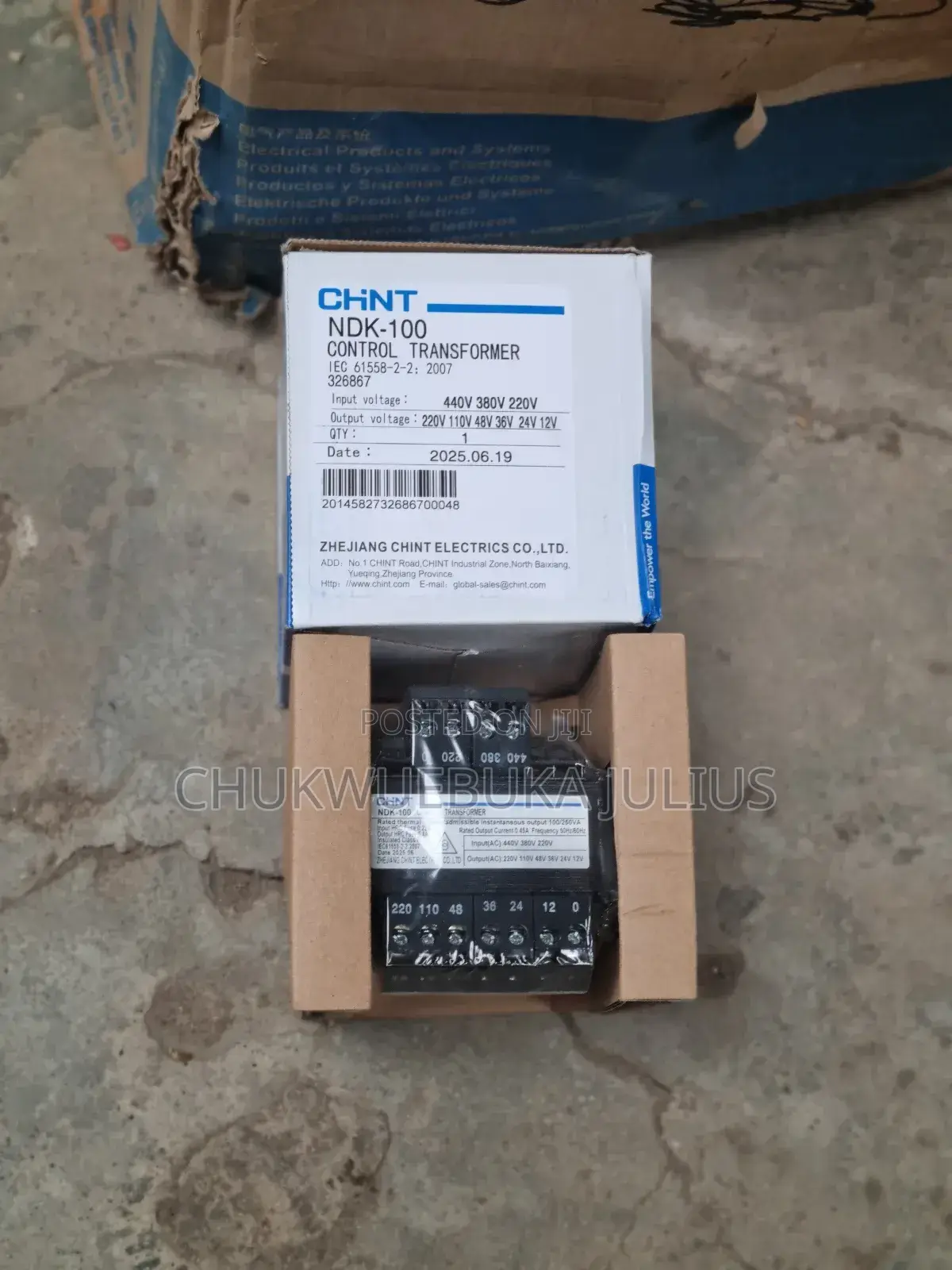 Chint NDK-100 Control Transformer