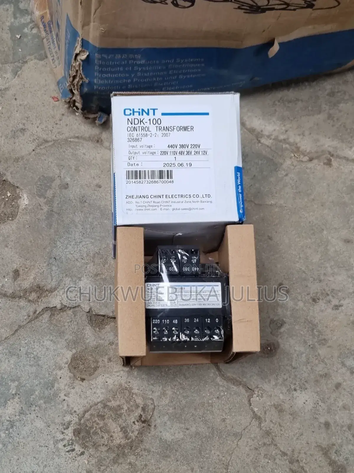 Chint NDK-100 Control Transformer