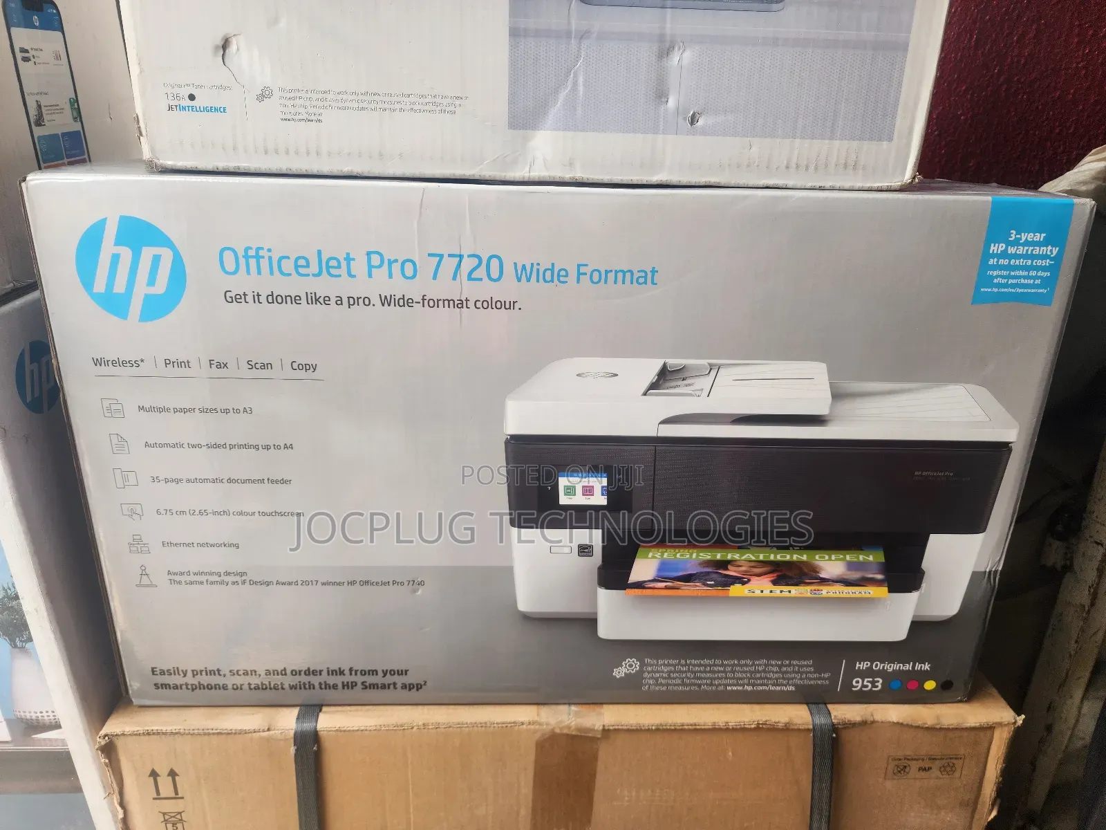 Hp Officejet Pro 7720 Wide Format All-in-One Printer (Y0s18a)