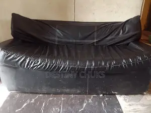 Clean Black Leather Chairs