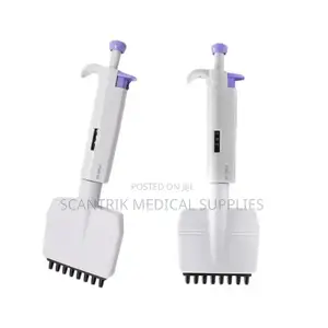Professional 12-Channel Adjustable Micropipette for High-Throughput La