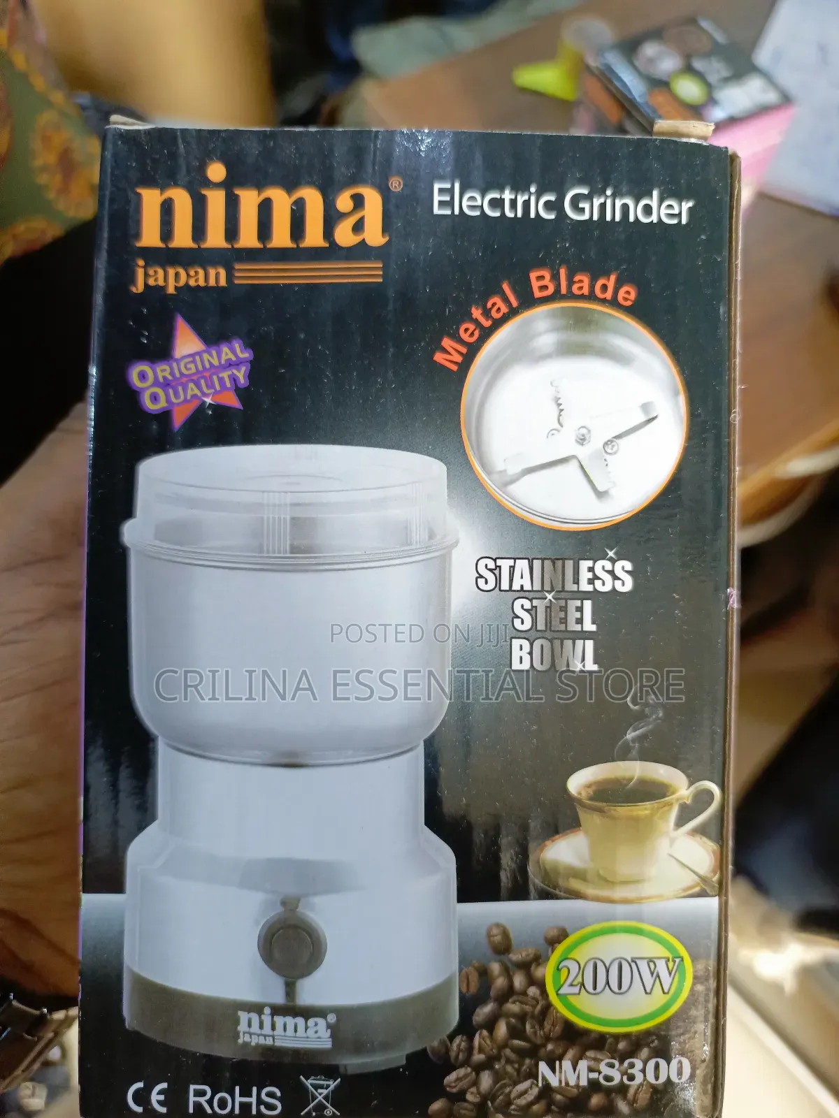 Nima Electric Grinder and Blender for Cereal Spices Wheat Nuts
