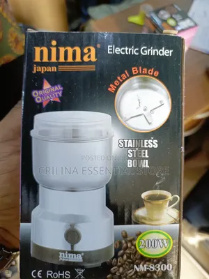 Nima Electric Grinder and Blender for Cereal Spices Wheat Nuts