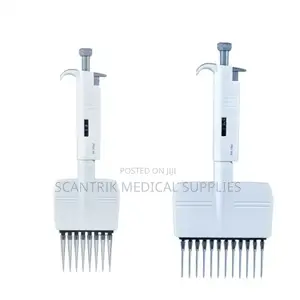 Ergonomic 12-Channel Adjustable Micropipette for High-Volume Testing