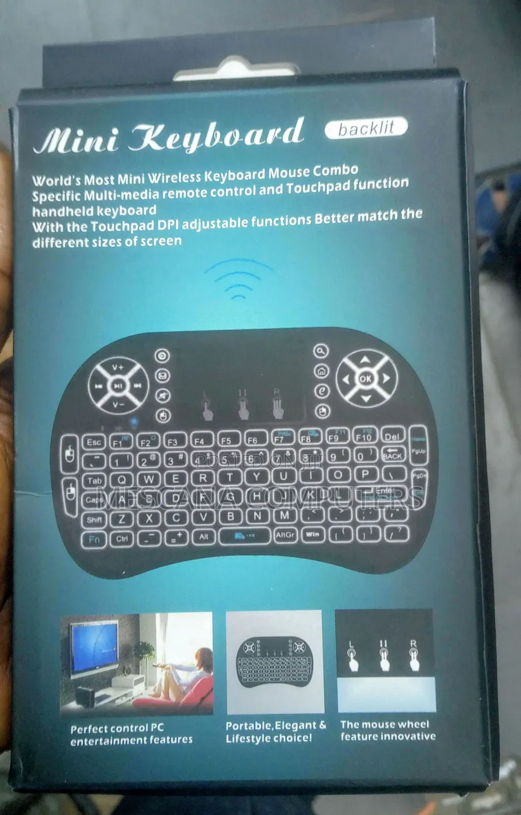 Wireless Mini Keyboard Backlit