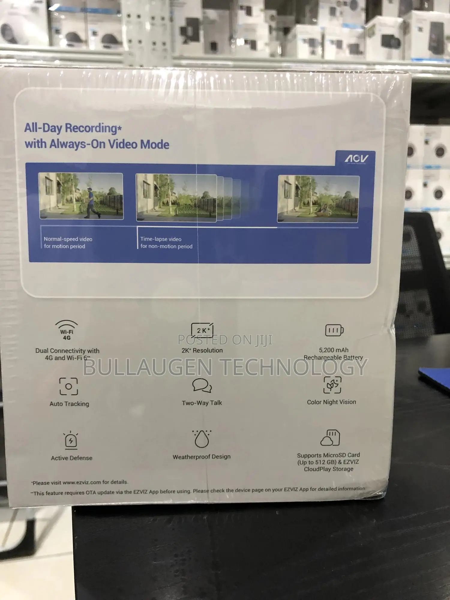 Ezviz Hb8 Lite 4g Wi-Fi Smart Home Battery Camera