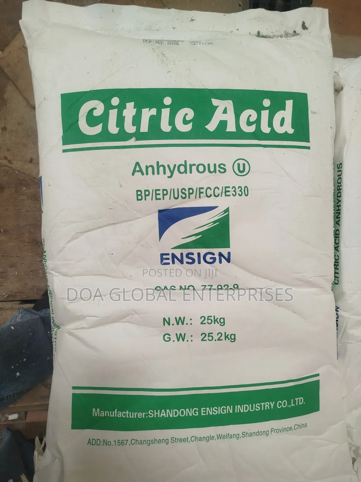 Citric Acid Anhydrous