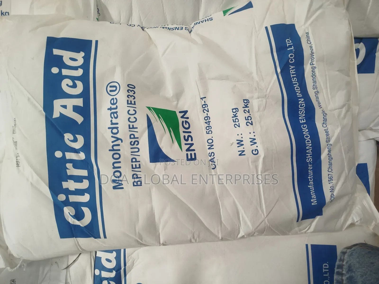 Citric Acid Monohydrate
