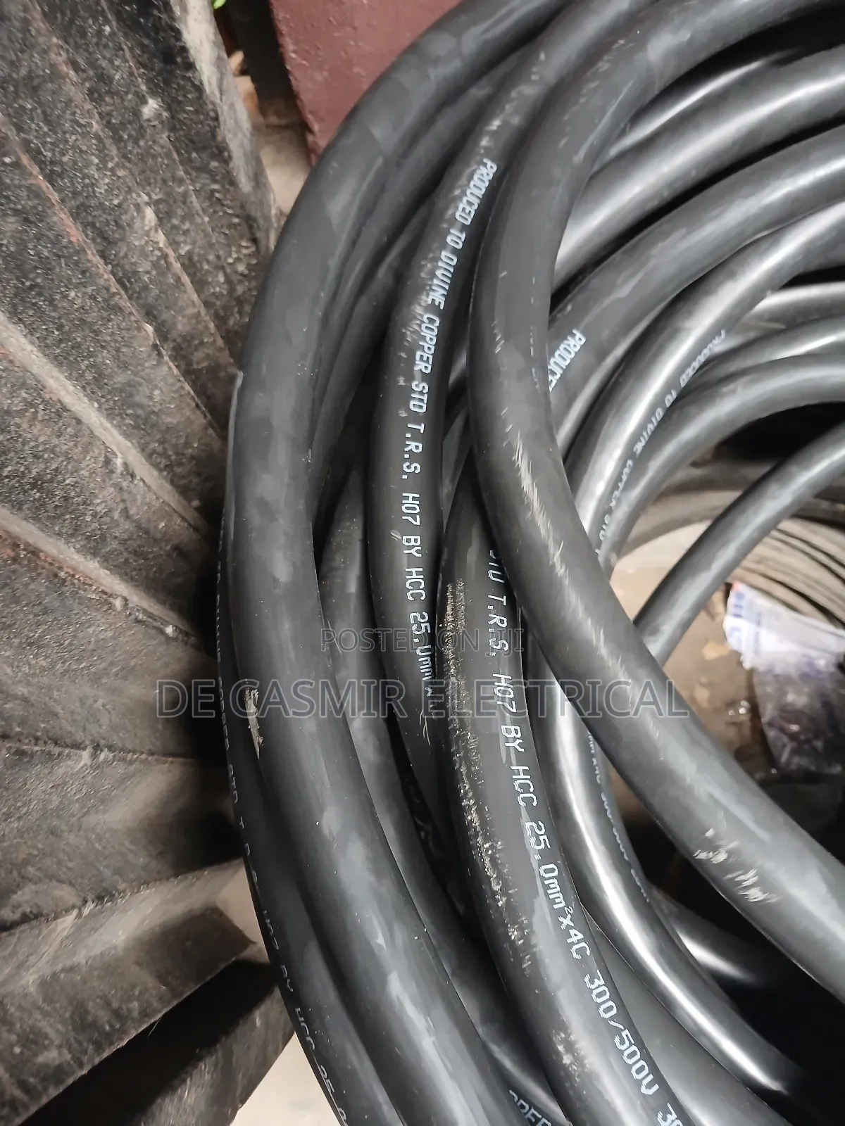 4x25mm2 Flexible Cable