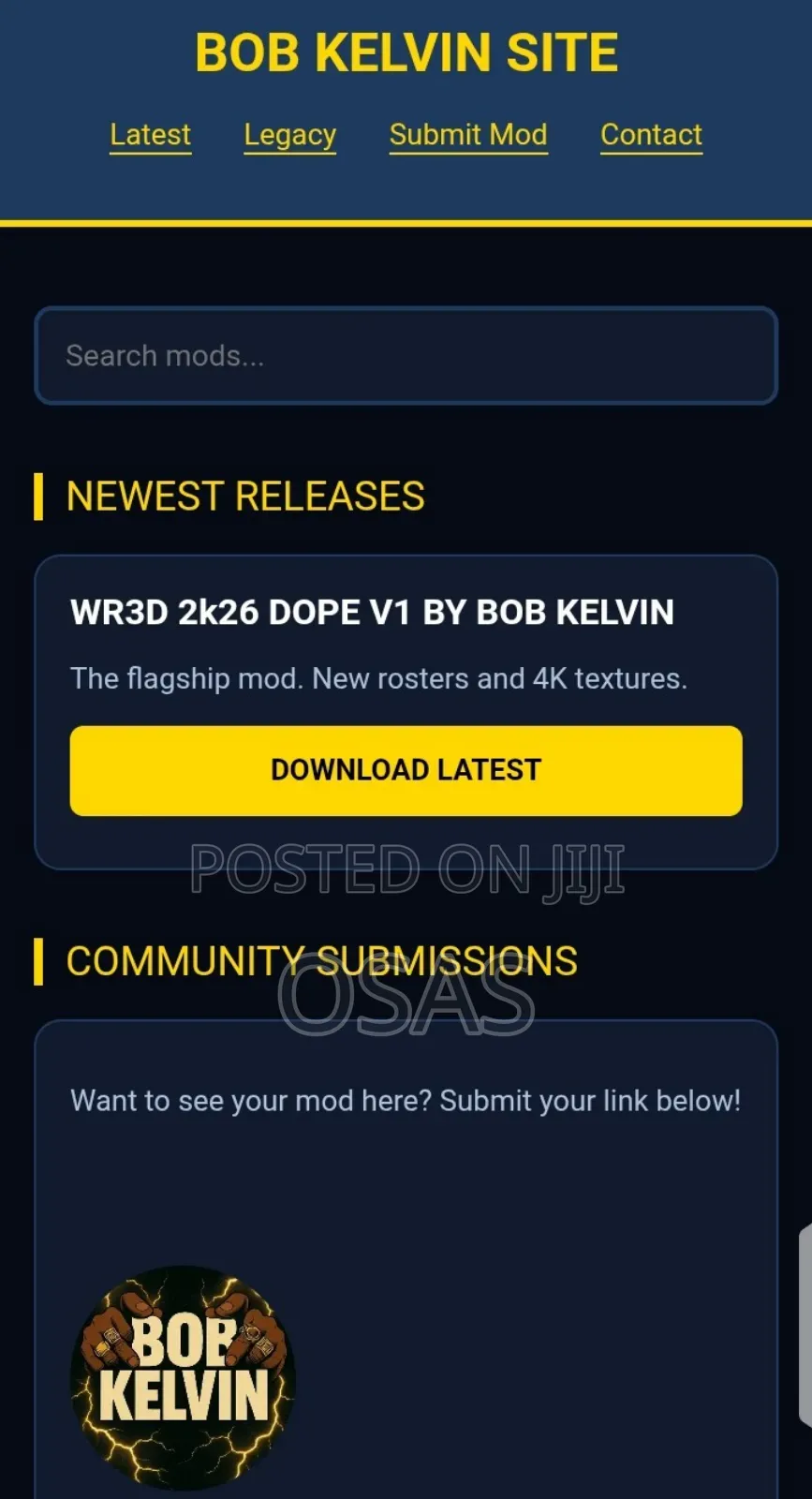 Professional Gaming Website Mod Vault Setup