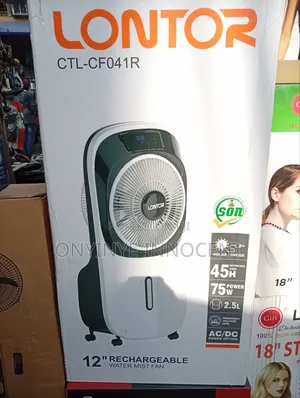 Lontor 12" Rechargeable Water Mist Fan (Ctl-Cf041r) – Stay Cool