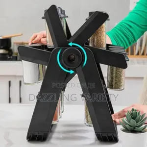 18pcs Jar Rotating Spice Rack
