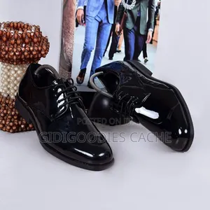 Wetlook Lace-Up Men's Dress Shoes Size 40-45